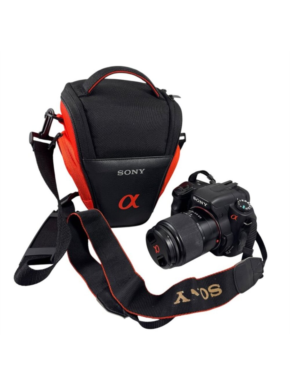Sony DSLR Camera Alpha A-200 10.2MP with Zoom Lens and Soft Side Case